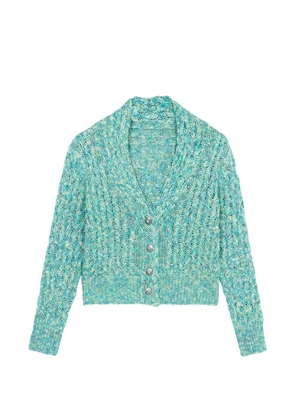 Fortela Lola shawl collar cardigan - Green