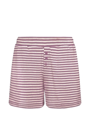 PIP STUDIO Bobi striped shorts - Purple