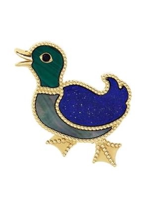 Van Cleef & Arpels Pre-Owned 18K yellow gold Lucky Animals Duck multi-stone brooch