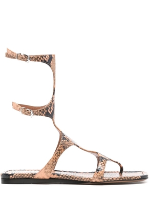 Paris Texas Uma leather sandals - Neutrals