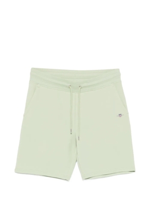 Gant drawstring embroidery shorts - Green
