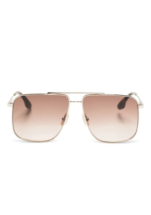 Victoria Beckham Eyewear oversized pilot-frame sunglasses - Brown