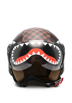 Sprayground check-detail helmet - Brown