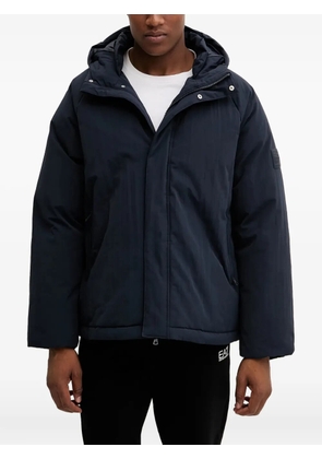 Ea7 Emporio Armani hooded-neckline zip-fastening jacket - Blue