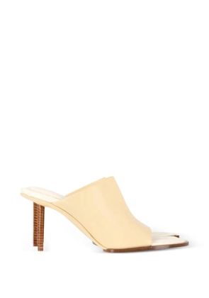 Jacquemus Pre-Owned leather heel sandals - Neutrals