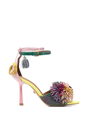 Kurt Geiger London tassel-embellished heeled sandals - Yellow