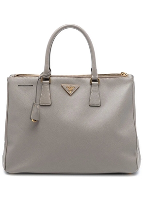 Prada Pre-Owned 2013-2025 Large Saffiano Lux Galleria Double Zip tote bag - Grey