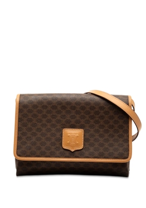 Celine Pre-Owned 2013 Macadam Coated Canvas crossbody bag - Brown