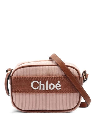 Chloé Pre-Owned 2020s corduroy shoulder bag - Pink