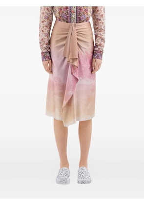 Pierre-Louis Mascia Adastrgum draped skirt - Pink