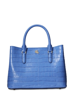 Lauren Ralph Lauren embossed-leather cross body bag - Blue