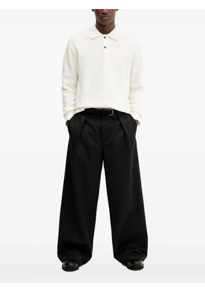SAMSOE SAMSOE polo-collar jumper - White