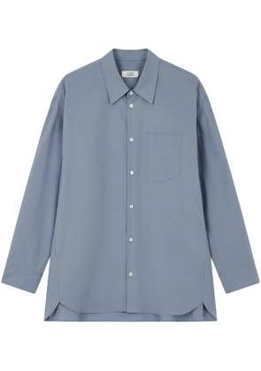 TOMBOY pleat-detail shirt - Blue