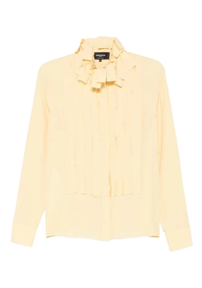 Rochas crepe shirt - Yellow