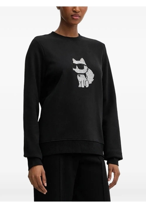 Karl Lagerfeld Ikon Choupette sweatshirt - Black