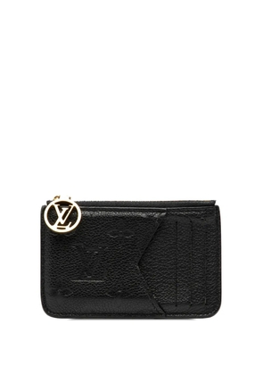 Louis Vuitton Pre-Owned 2021-2025 Monogram Empreinte Romy card holder - Black