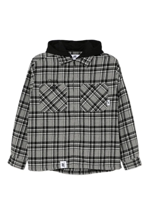 CHOCOOLATE checked jacket - Black