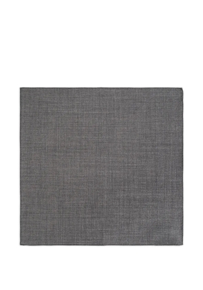 Emporio Armani patterned pocket square - Grey