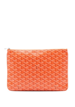 Goyard Pre-Owned 2016 Goyardine Senat MM clutch bag - Orange