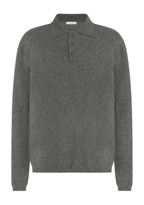 The Row Almot textured polo shirt - Grey