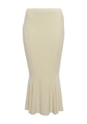 Norma Kamali mermaid hem midi skirt - Neutrals