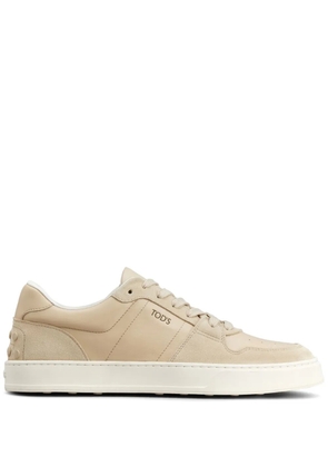 Tod's panelled leather sneakers - Neutrals