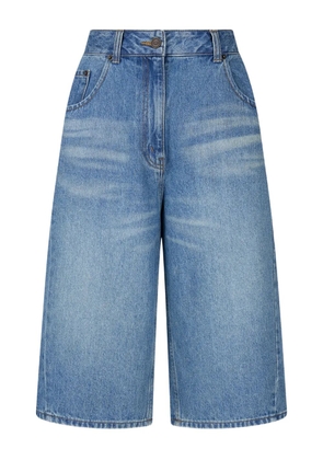 TOMBOY buttoned denim cropped jeans - Blue