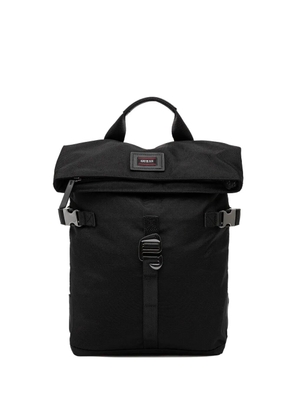GUESS USA roll-top buckle backpack - Black