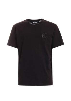 Just Cavalli logo-detail T-shirt - Black