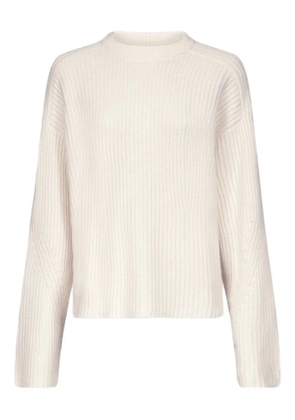 LouLou de Saison AXEL ribbed crew-neck sweater - White