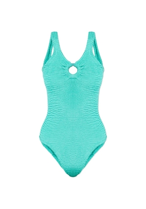 PARAMIDONNA Romana textured ring swimsuit - Green