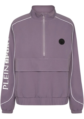 Plein Sport logo-patch sweatshirt - Purple