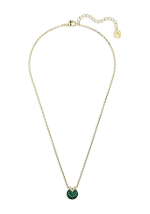 Swarovski Bella V emerald crystal gold chain necklace - EMER/GOS