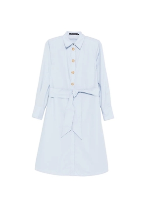 Karl Lagerfeld button-fastening midi dress - Blue
