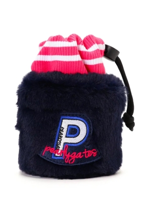 PEARLY GATES logo-appliqué pouch - Blue