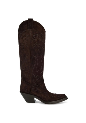 Gabriela Hearst Capitana embroidered boots - Brown