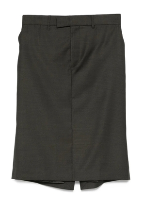 Martine Rose high-waisted panelled skirt - Green