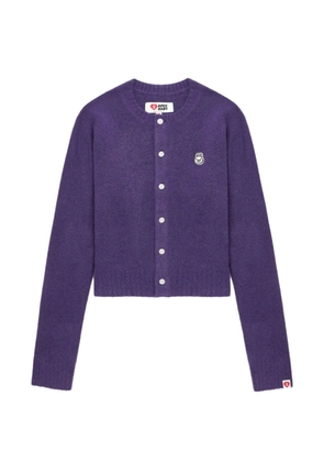 A BATHING APE® Baby Doppy buttoned sweater - Purple