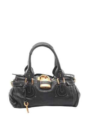 Chloé Pre-Owned 2010-2026 Medium Leather Paddington handbag - Black