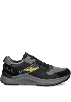 Aeronautica Militare lace-up sneakers - Black