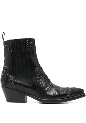 Sartore studded ankle boots - Black