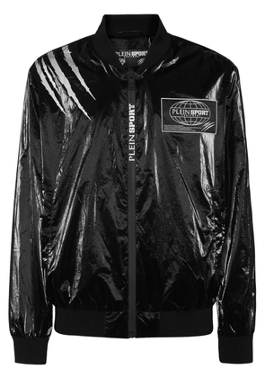 Plein Sport Crease bomber jacket - Black