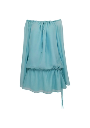 AZEEZA Elina chiffon mini dress - Blue