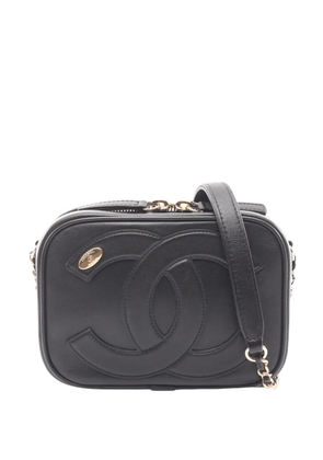 CHANEL Pre-Owned 2019 CC Lambskin Camera Bag crossbody bag - Black
