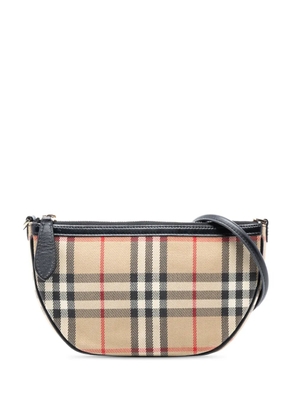 Burberry Pre-Owned 2023-2025 House Check Canvas Olympia shoulder bag - Brown