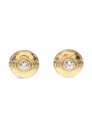 CHANEL Pre-Owned 1986-1988 CC-mark earrings - Gold
