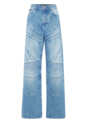 Philipp Plein wide-leg jeans - Blue