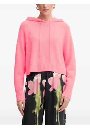 FROM FUTURE hooded ribbed hoodie - Pink