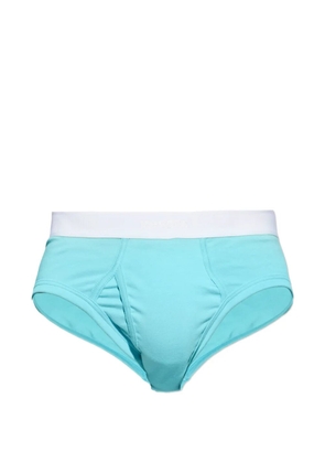 TOM FORD logo-waistband briefs - Blue