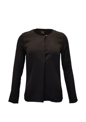 Theory silk long-sleeves blouse - Black